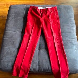 Banana republic red chinos